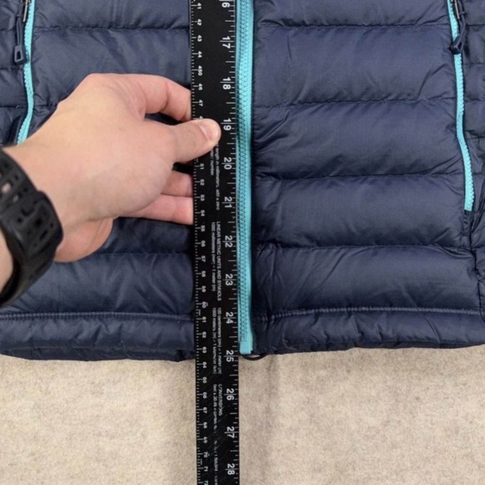 Patagonia‎ Down Sweater Vest Womens Medium Goose Down Blue Windproof 800-Fill - Picture 7 of 11